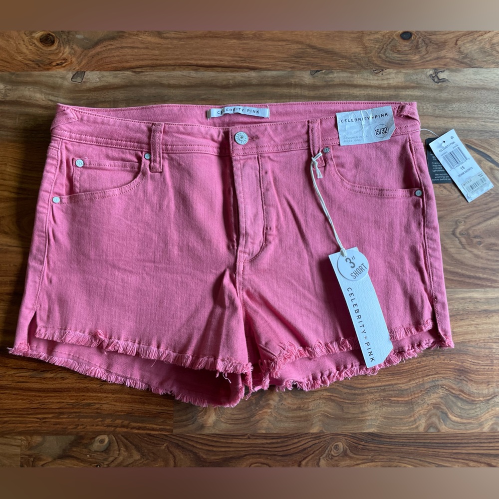 NWT Barbie Summer Pink Y2K Denim Shorts
